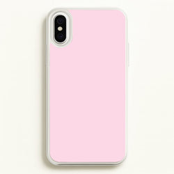 Back To Casics - Pretty Pastels - Plain Pink  - Plain Phone Case for iPhone XS Max