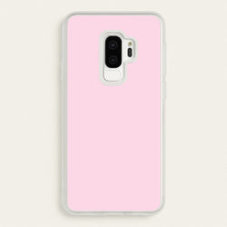 Back To Casics - Pretty Pastels - Plain Pink  - Plain Phone Case for Galaxy S9 Plus
