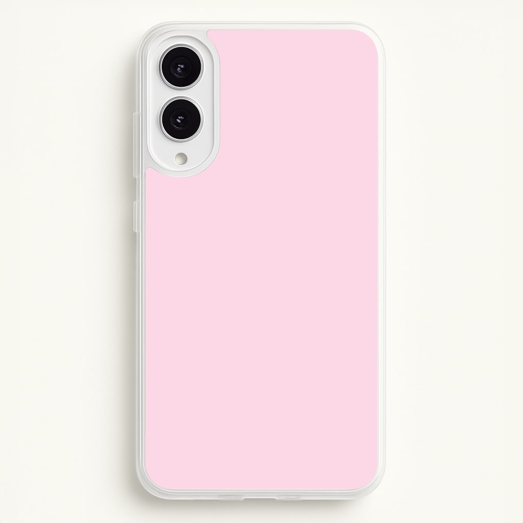 Back To Casics - Pretty Pastels - Plain Pink  - Plain Phone Case for Galaxy S25 Edge