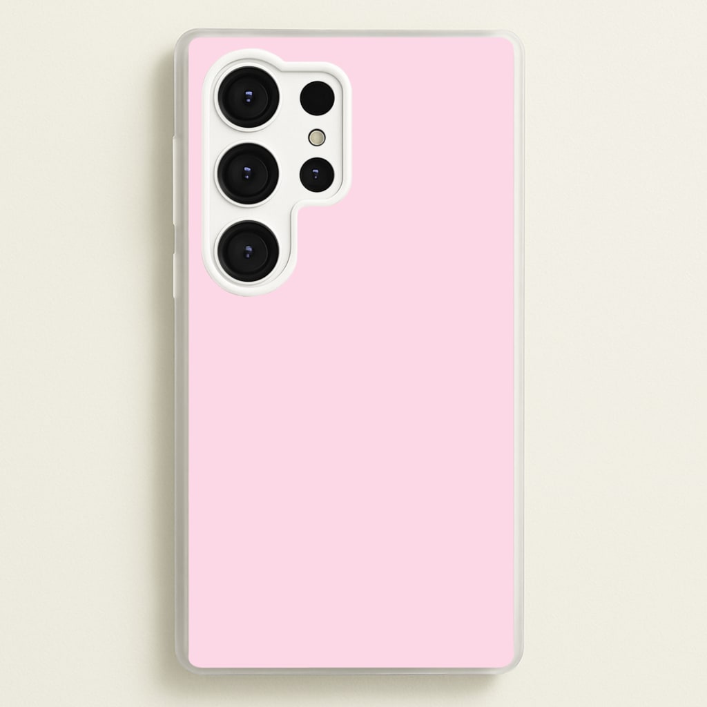 Back To Casics - Pretty Pastels - Plain Pink  - Plain Phone Case for Galaxy S25 Ultra