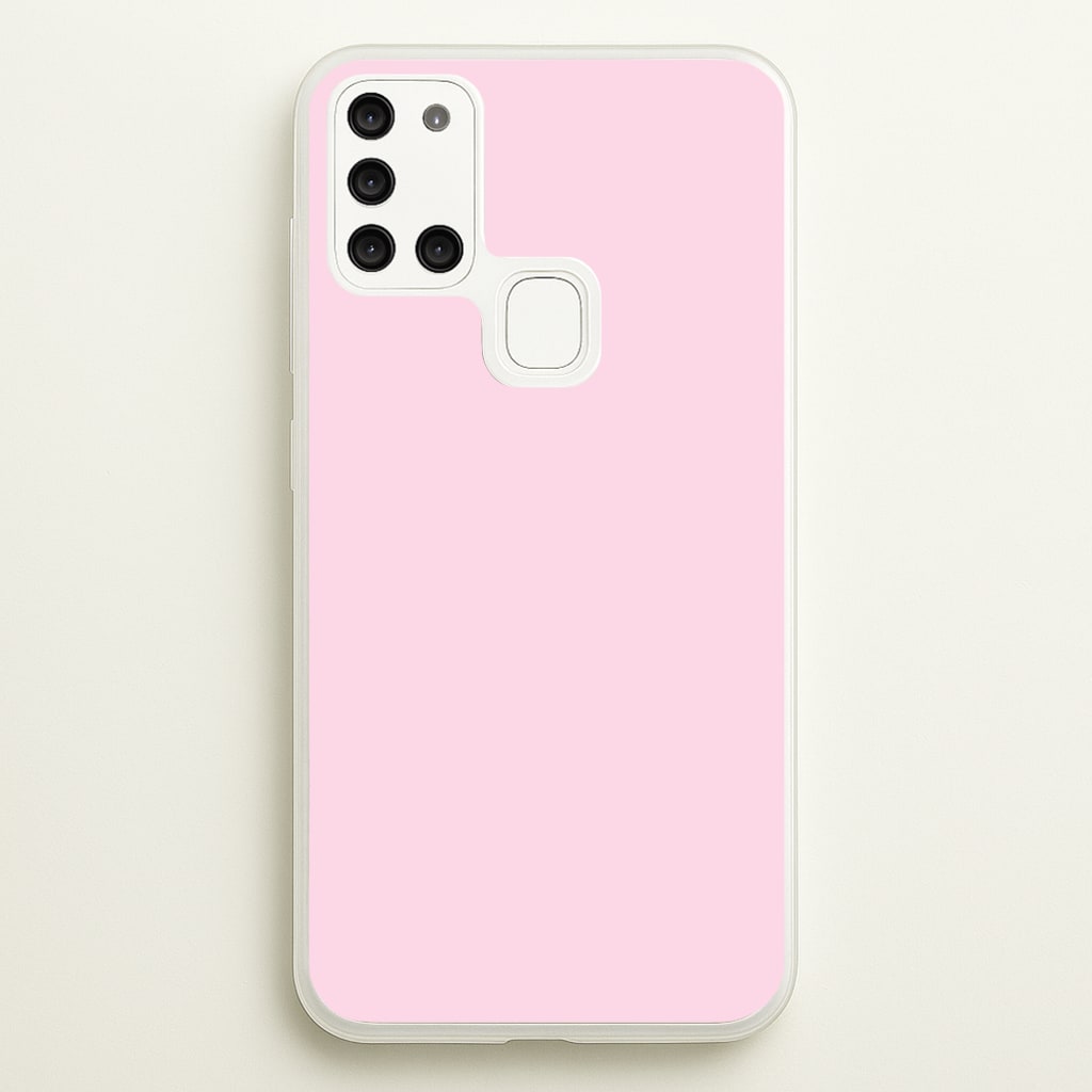 Back To Casics - Pretty Pastels - Plain Pink  - Plain Phone Case for Galaxy A21s