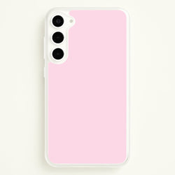 Back To Casics - Pretty Pastels - Plain Pink  - Plain Phone Case for Galaxy S23 Plus