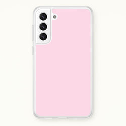Back To Casics - Pretty Pastels - Plain Pink  - Plain Phone Case for Galaxy S21FE