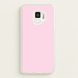 Back To Casics - Pretty Pastels - Plain Pink  - Plain Phone Case for Galaxy S9