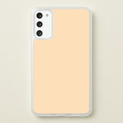 Back To Casics - Pretty Pastels - Plain Orange  - Plain Phone Case for Galaxy S20