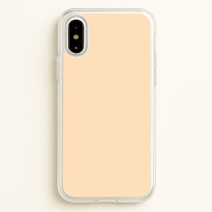 Back To Casics - Pretty Pastels - Plain Orange  - Plain Phone Case for iPhone X / XS