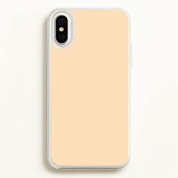 Back To Casics - Pretty Pastels - Plain Orange  - Plain Phone Case for iPhone XS Max