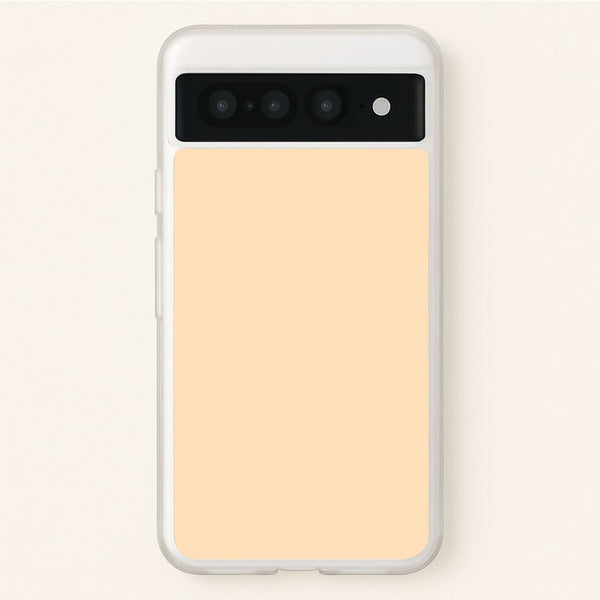 Back To Casics - Pretty Pastels - Plain Orange  - Plain Phone Case for Google Pixel 7 Pro