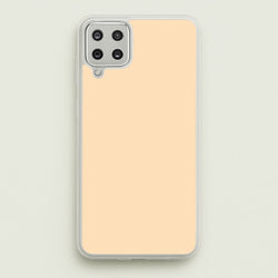 Back To Casics - Pretty Pastels - Plain Orange  - Plain Phone Case for Galaxy A12