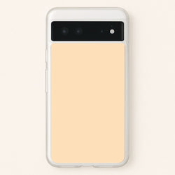 Back To Casics - Pretty Pastels - Plain Orange  - Plain Phone Case for Google Pixel 6