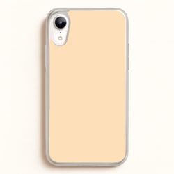 Back To Casics - Pretty Pastels - Plain Orange  - Plain Phone Case for iPhone XR