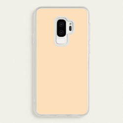 Back To Casics - Pretty Pastels - Plain Orange  - Plain Phone Case for Galaxy S9 Plus