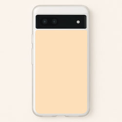 Back To Casics - Pretty Pastels - Plain Orange  - Plain Phone Case for Google Pixel 6a