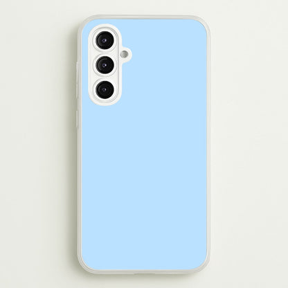 Back To Casics - Pretty Pastels - Plain Blue  - Plain Phone Case for Galaxy A16