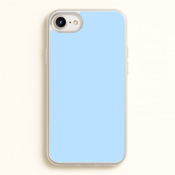 Back To Casics - Pretty Pastels - Plain Blue  - Plain Phone Case for iPhone 6 Plus / 7 Plus / 8 Plus