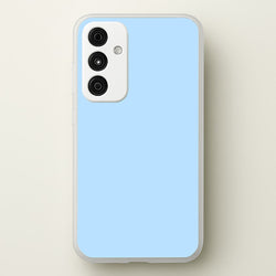 Back To Casics - Pretty Pastels - Plain Blue  - Plain Phone Case for Galaxy A35