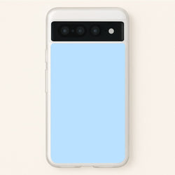 Back To Casics - Pretty Pastels - Plain Blue  - Plain Phone Case for Google Pixel 7 Pro