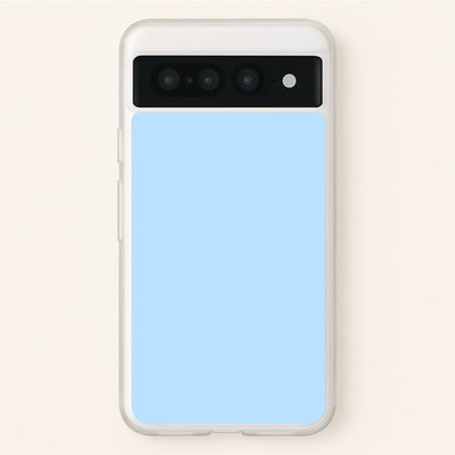Back To Casics - Pretty Pastels - Plain Blue  - Plain Phone Case for Google Pixel 7 Pro