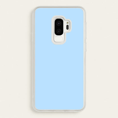 Back To Casics - Pretty Pastels - Plain Blue  - Plain Phone Case for Galaxy S9 Plus