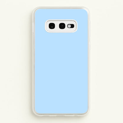 Back To Casics - Pretty Pastels - Plain Blue  - Plain Phone Case for Galaxy S10e