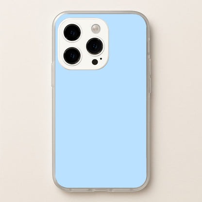 Back To Casics - Pretty Pastels - Plain Blue  - Plain Phone Case for iPhone 14 Pro