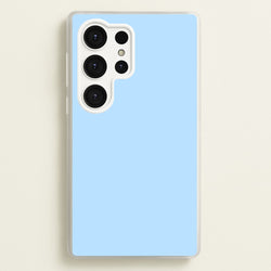 Back To Casics - Pretty Pastels - Plain Blue  - Plain Phone Case for Galaxy S25 Ultra