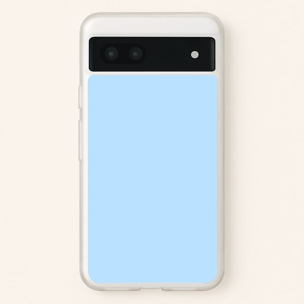 Back To Casics - Pretty Pastels - Plain Blue  - Plain Phone Case for Google Pixel 6a