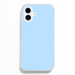 Back To Casics - Pretty Pastels - Plain Blue  - Plain Phone Case for iPhone 16 Plus