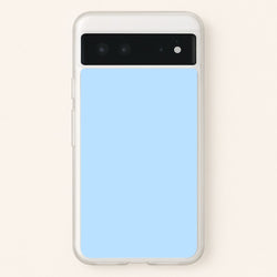 Back To Casics - Pretty Pastels - Plain Blue  - Plain Phone Case for Google Pixel 6