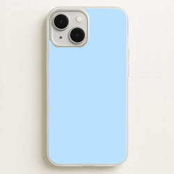 Back To Casics - Pretty Pastels - Plain Blue  - Plain Phone Case for iPhone 13