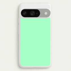 Back To Casics - Pretty Pastels - Plain Green Phone Case for Google Pixel 10 / 10 Pro