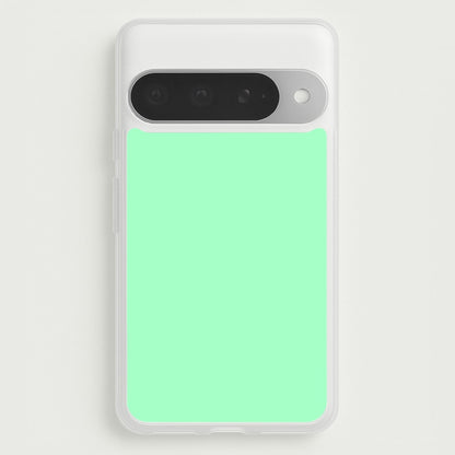 Back To Casics - Pretty Pastels - Plain Green Phone Case for Google Pixel 10 Pro XL