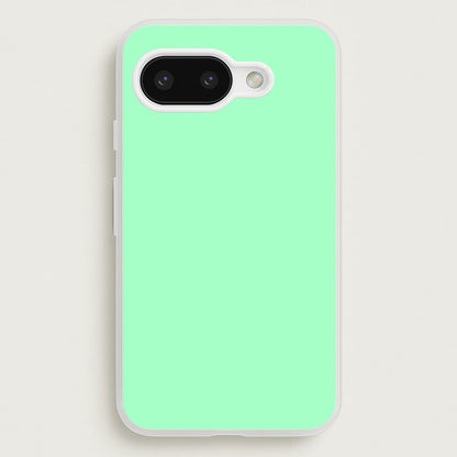 Back To Casics - Pretty Pastels - Plain Green  - Plain Phone Case for Google Pixel 9a