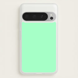Back To Casics - Pretty Pastels - Plain Green  - Plain Phone Case for Google Pixel 9 Pro XL