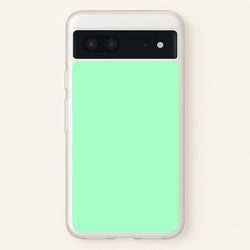 Back To Casics - Pretty Pastels - Plain Green  - Plain Phone Case for Google Pixel 7