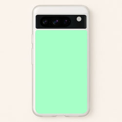 Back To Casics - Pretty Pastels - Plain Green  - Plain Phone Case for Google Pixel 8 Pro