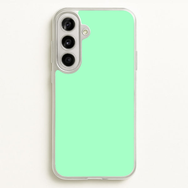 Back To Casics - Pretty Pastels - Plain Green  - Plain Phone Case for Galaxy A56