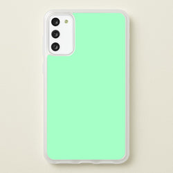 Back To Casics - Pretty Pastels - Plain Green  - Plain Phone Case for Galaxy S20FE