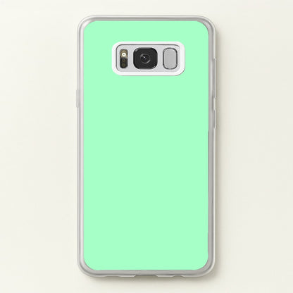 Back To Casics - Pretty Pastels - Plain Green  - Plain Phone Case for Galaxy S8 Plus