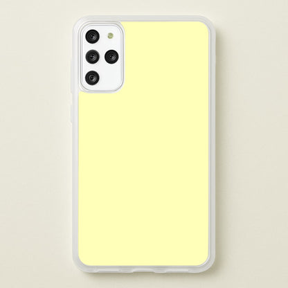 Back To Casics - Pretty Pastels - Plain Yellow  - Plain Phone Case for Galaxy S20 Plus