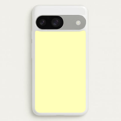 Back To Casics - Pretty Pastels - Plain Yellow  - Plain Phone Case for Google Pixel 9 / 9 Pro