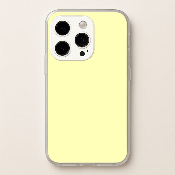 Back To Casics - Pretty Pastels - Plain Yellow  - Plain Phone Case for iPhone 14 Pro Max