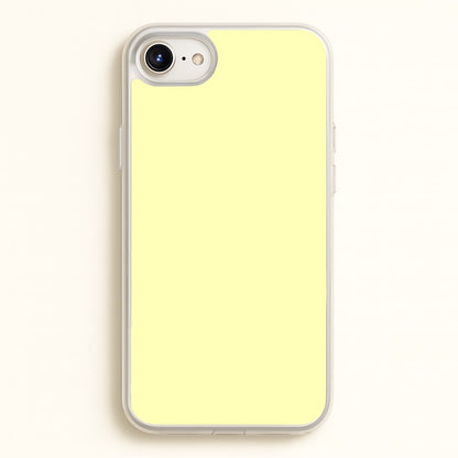 Back To Casics - Pretty Pastels - Plain Yellow  - Plain Phone Case for iPhone 6 / 7 / 8 / SE