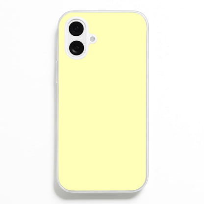 Back To Casics - Pretty Pastels - Plain Yellow Phone Case