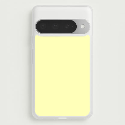 Back To Casics - Pretty Pastels - Plain Yellow Phone Case for Google Pixel 10 Pro XL