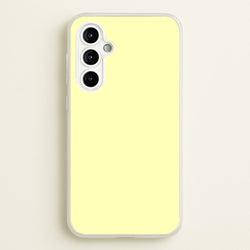 Back To Casics - Pretty Pastels - Plain Yellow  - Plain Phone Case for Galaxy A54