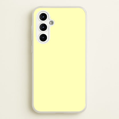 Back To Casics - Pretty Pastels - Plain Yellow  - Plain Phone Case for Galaxy A54