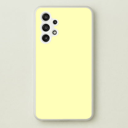 Back To Casics - Pretty Pastels - Plain Yellow  - Plain Phone Case for Galaxy A13