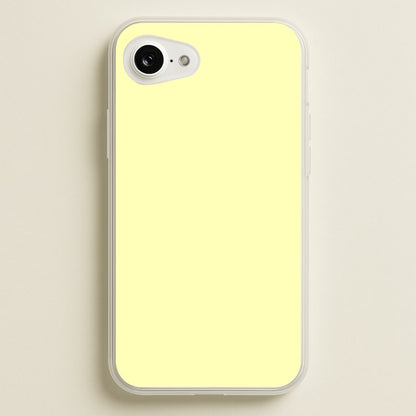 Back To Casics - Pretty Pastels - Plain Yellow  - Plain Phone Case for iPhone 16e