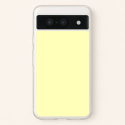 Back To Casics - Pretty Pastels - Plain Yellow  - Plain Phone Case for Google Pixel 8